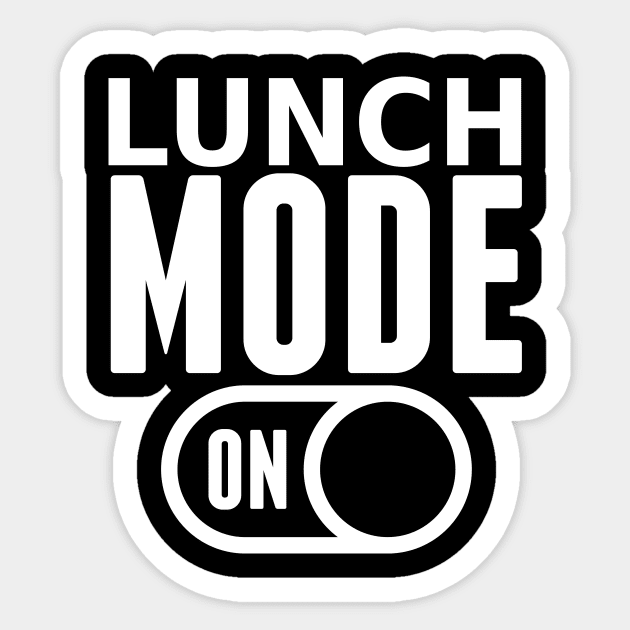 LUNCH lady Sticker by ETTAOUIL4